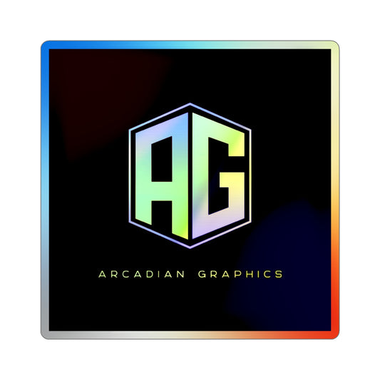 Holographic Arcadian Graphics Logo